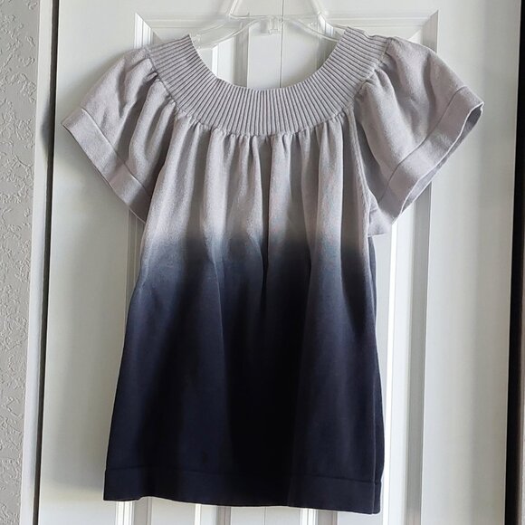 Worthington Open Front 2-Tone Gray Sweater Women's Size L - Picture 5 of 10